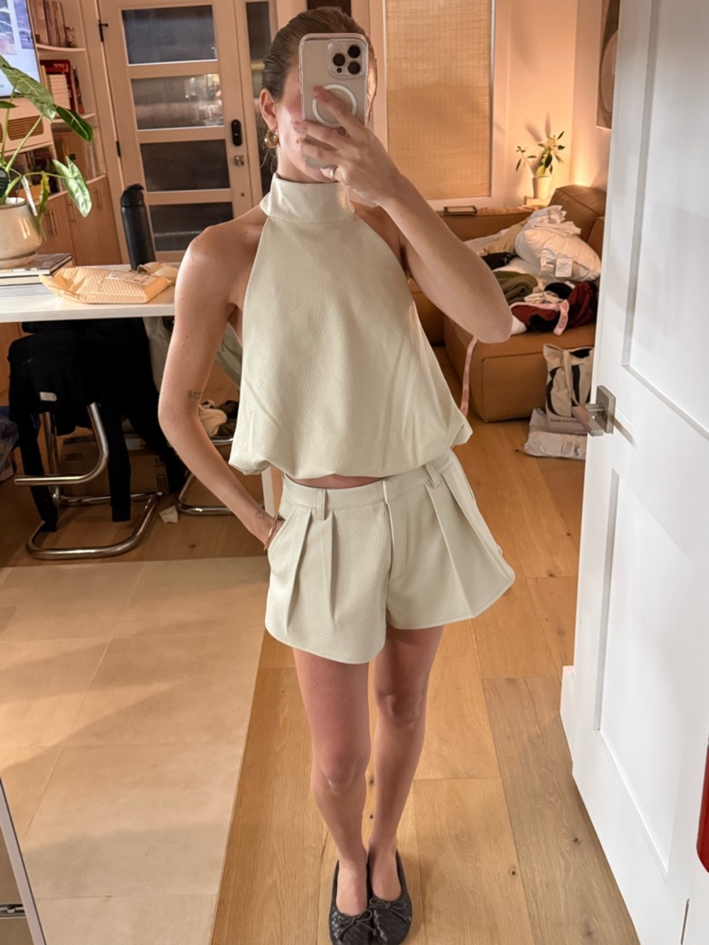 NWNWT Akira Leather Shorts!